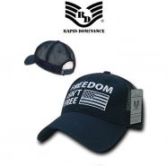 Rapid Dominance R303 Relaxed Trucker USA Cap, Freedom, Navy
