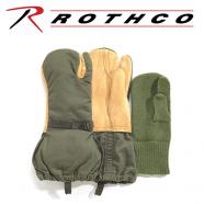 Rothco G.I. Leather Trigger Finger Mittens 4394