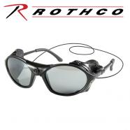 ROTHCO 10380 Tactical Sunglass W/Leather Type Wind Guard