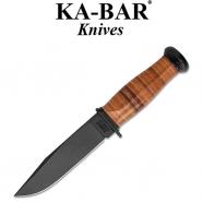 KA-BAR 2225 MARK 1 LEATHER HANDLE USA