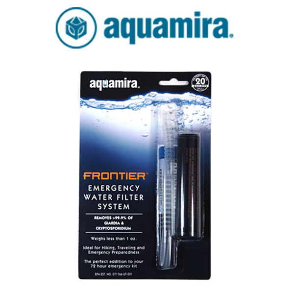 Aquamira EMERGENCY WATER FILTER SYSTEM 아쿠아미라 비상용 워터 필터 시스템