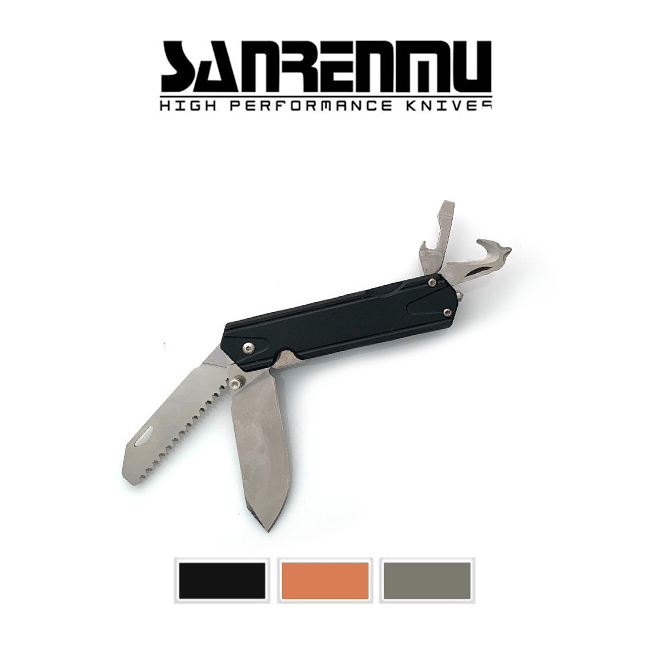 SANRENMU 7117LUX MultiFunction Folding Knife 7 Series [3컬러]