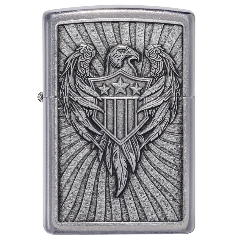 ZIPPO 49450 Eagle Shield Emblem Design