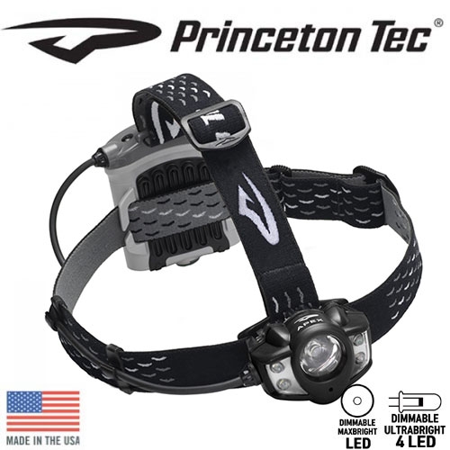 PRINCETON TEC APEX Headlamp LED Color White (BLK) - 프린스톤 텍 APEX 백색헤드램프 (블랙)
