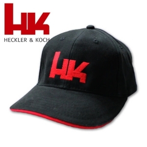 H&K Logo Cap - 헤클러 앤 코흐 로고 캡 모자 (검정)