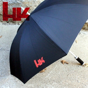 H&K Logo Windproof Umbrella - 헤클러 앤 코흐 로고 방풍 우산 (검정)