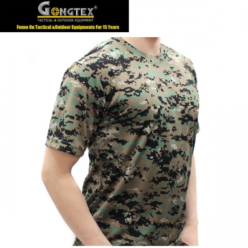 GONGTEX Korea Special Force Pixel Round Neck Short Sleeve Shrit - 공텍스 특전픽셀 라운드넥 반팔 셔츠