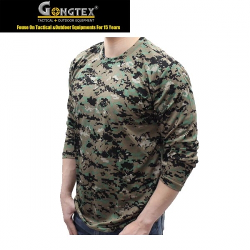 GONGTEX Korea Special Force Pixel Round Neck Long Sleeve Shrit - 공텍스 특전픽셀 라운드넥 긴팔 셔츠