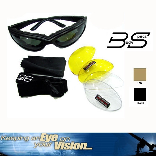 BODY SPECS BSG Goggles Series - 바디스펙 방탄고글 [미국 직수입품]