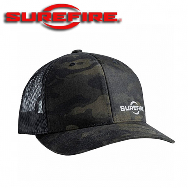 슈어파이어 트럭커 모자 (멀티캠 블랙)