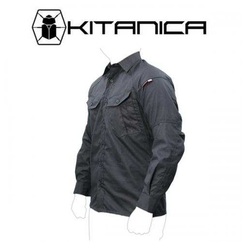 키타니카 LWV 롱 슬리브 셔츠 (검정)