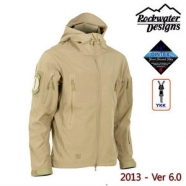 ROCKWATER DESIGNS Soft Shell Jacket - 락워터 최고급형 소프트쉘 자켓 (코요테 브라운) [ M ]