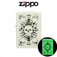 ZIPPO 46289 Hippie Skull GLOW