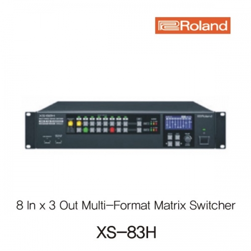 [Roland] XS-83H / 8 In x 3 Out Multi-Format Matrix Switcher