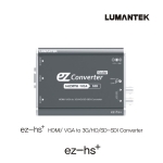 ez-hs+ [HDMI/ VGA to 3G/HD/SD-SDI Converter]