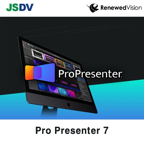 Pro Presenter 7 + 윈도우용 하드웨어