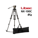 [LIBEC] NX-100C 카본 비디오 삼각대/탑재중량 4kg/방송용 초경량