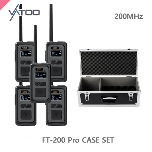 바투 FT-200 PRO 프로용 고성능 무선인터컴 5EA 케이스세트/헤드셋/충전케이스포함
