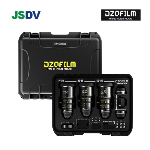 [DZOFILM] Pictor Zoom 3-lens kit PL & EF (케이스포함) (14-30 / 20-55 / 50-125 T2.8) (블랙)