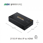 Blackmagic 2110 IP Mini IP to HDMI [신제품 출시]