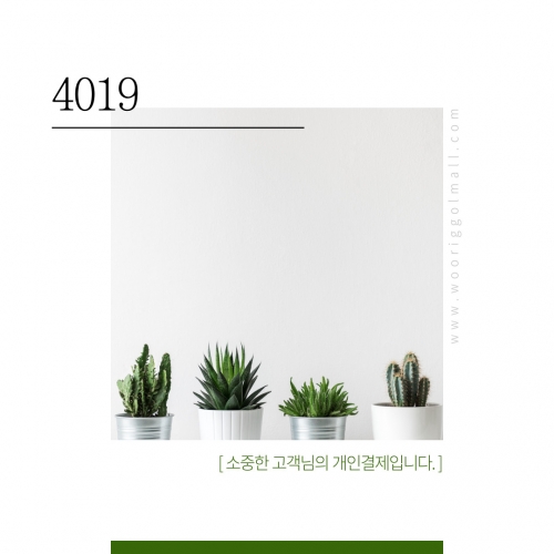 "4019" 개인결제