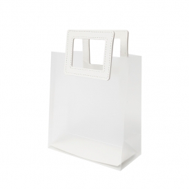 반투명 사각손잡이 쇼핑백