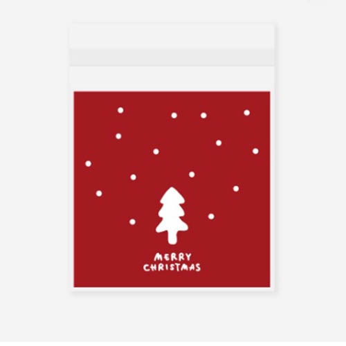 크리스마스 레드 접착식