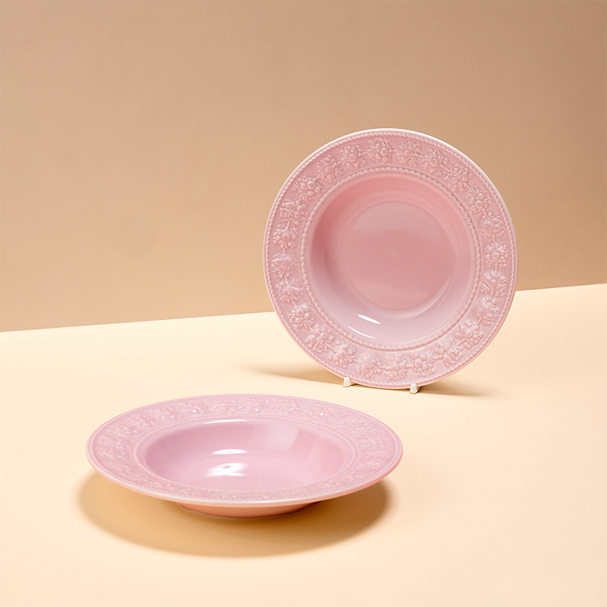 페스티비티 23cm 스프접시 2p (핑크)