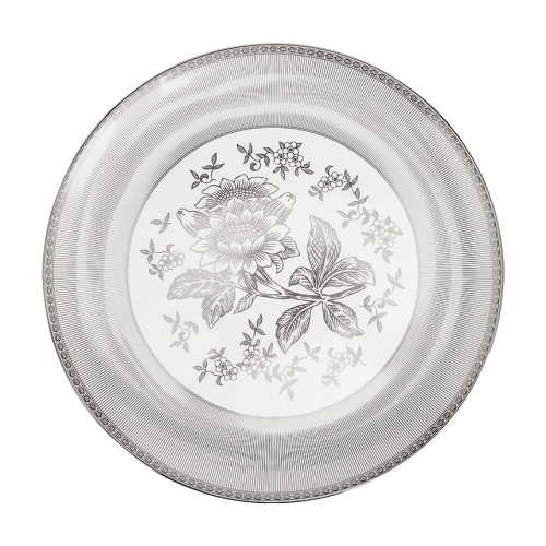 실버 톤퀸 34cm 접시 1p