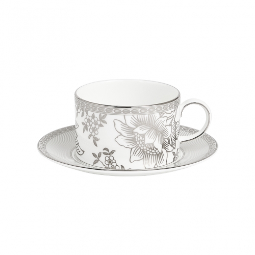 실버 톤퀸 커피잔 1인조