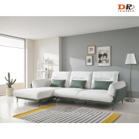 리브로 카우치형 스윙 소파 [메리 원단 + 인조 가죽]