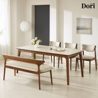 티에라 6인 벤치형 식탁 세트