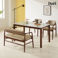 헤오소 4인 벤치형 식탁 세트