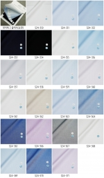 24S-356 (100'S 블루) 원단 샘플