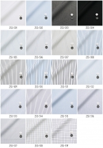 25S-512 ( 링클프리 스카이블루 // ) 원단 샘플