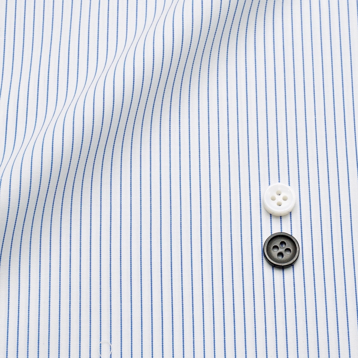 25S-513 ( 링클프리 블루 // ) 원단 샘플