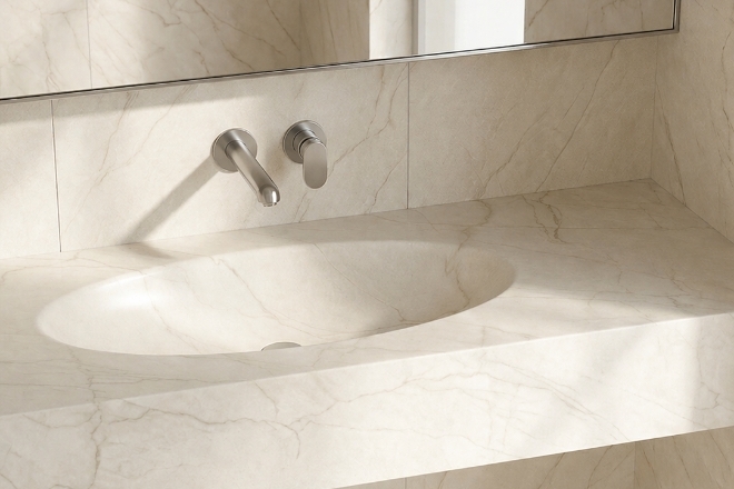 CERAMIC BASIN CREMA AVORIO