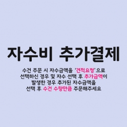 자수비 추가결제