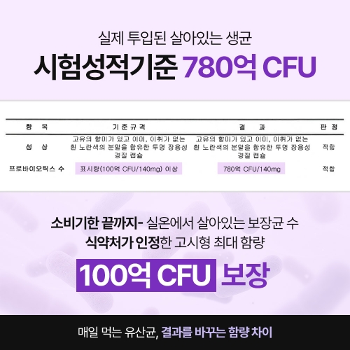 에이엠 이너핏 유산균 1개월