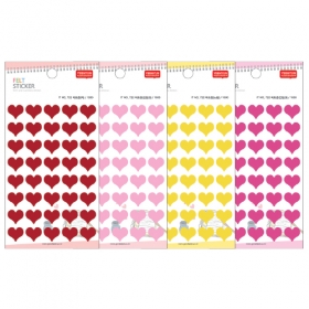 펠트_722(적색/노랑/연핑크/진핑크)