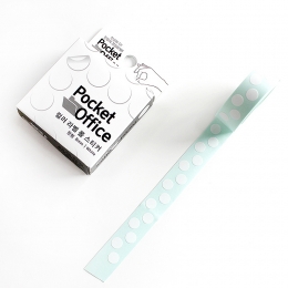 원형롤스티커_MST73 흰색