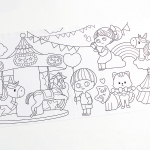 컬러링테이프+떼어쓰는스티커_MST69 유원지