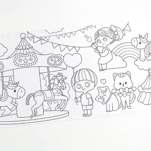 컬러링테이프+떼어쓰는스티커_MST69 유원지