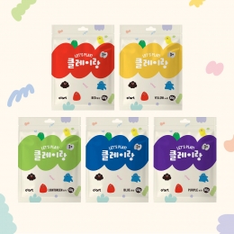 [오아트] 클레이랑 50g(14색/무독성/촉감놀이/선명한 색감/KC인증)