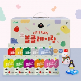 [오아트] 볼클레이랑 50g 17색 세트(선물패키지/KC인증)
