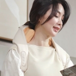 웰와이즈 무선 목어깨 마사지기  한정특가 피치색