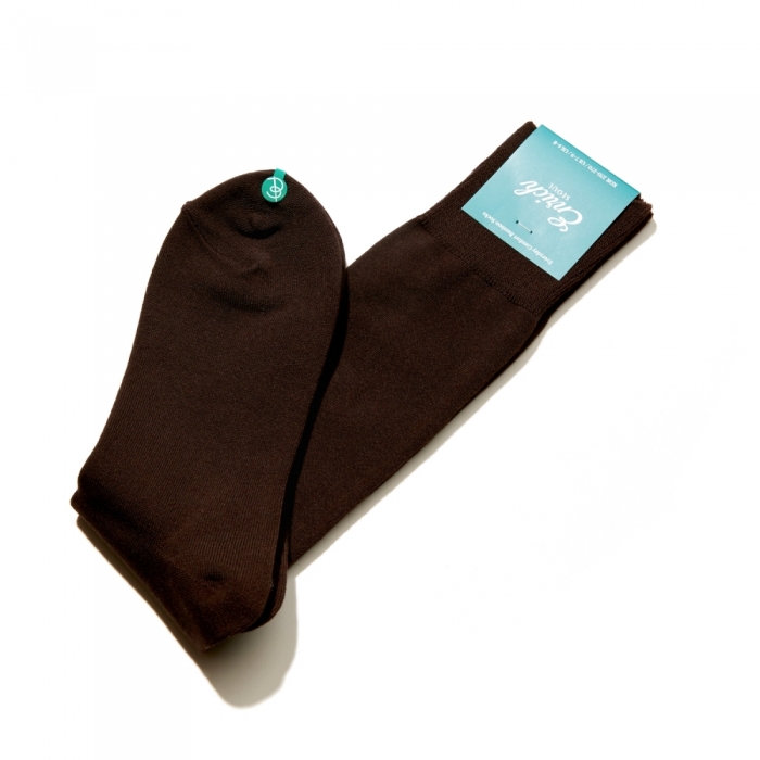 [Enrich] Bamboo Socks - Brown Solid