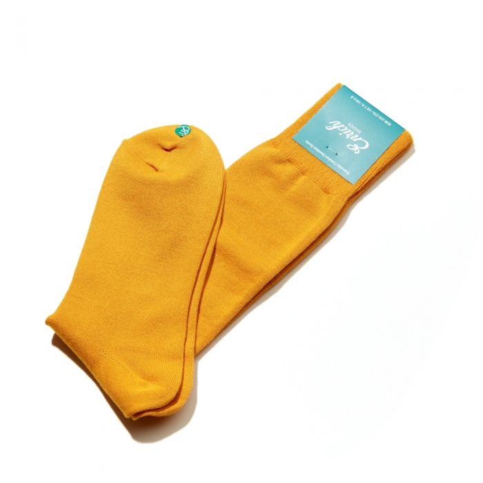 [Enrich] Bamboo Socks - Mustard Solid