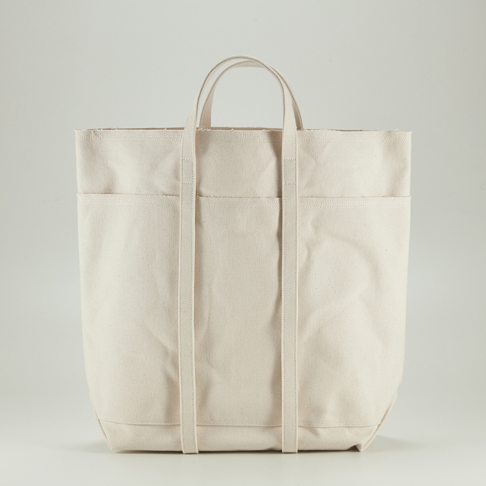 [Enrich]  6 POCKET CANVAS TOTEBAG - NATURAL