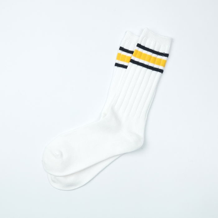 [Enrich] Heavy Weight Socks - Yellow & Black Stripes